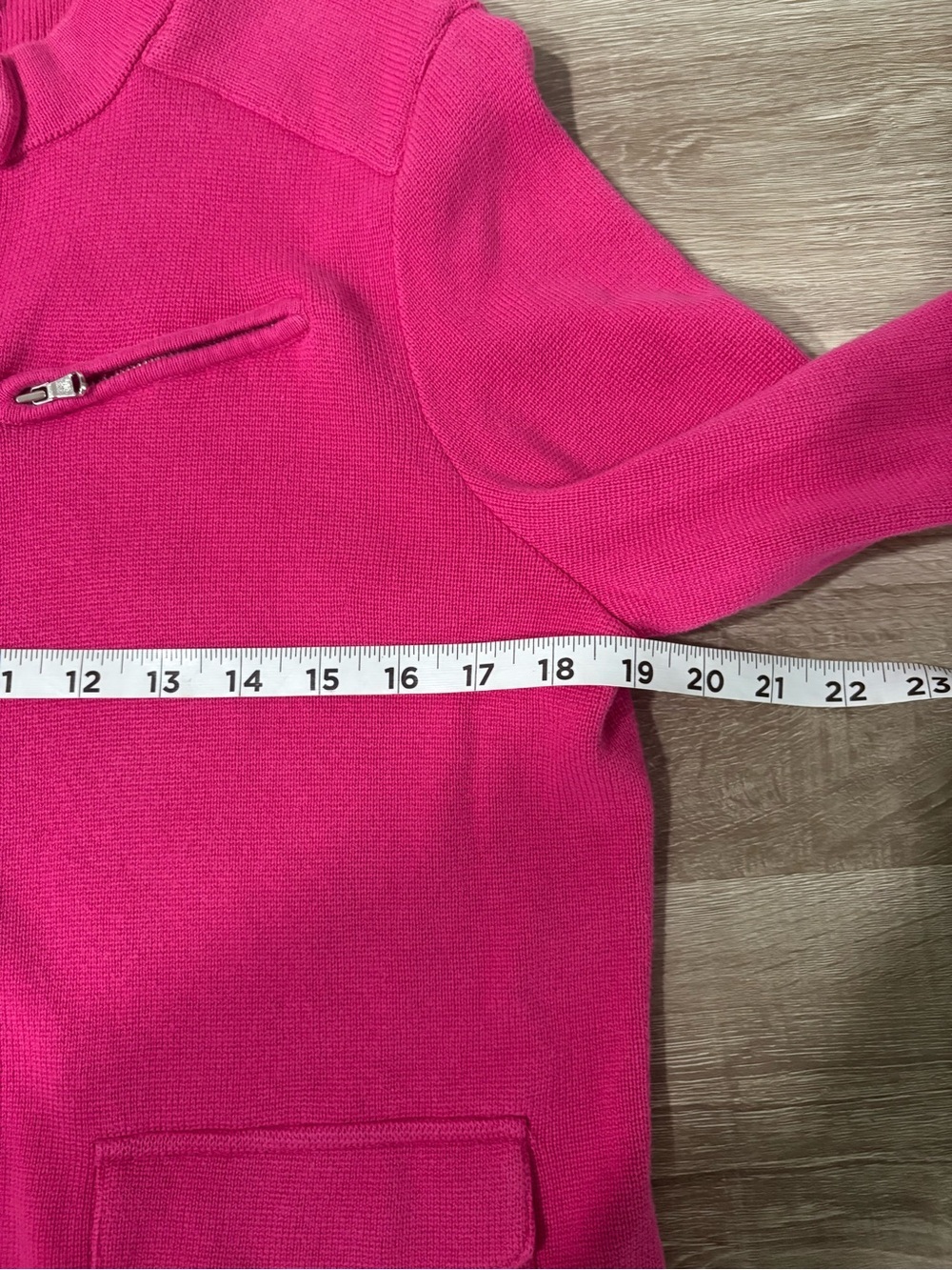 Lauren Ralph Lauren Women's Fuchsia Zip-Front Jacket - Picture 6 of 7